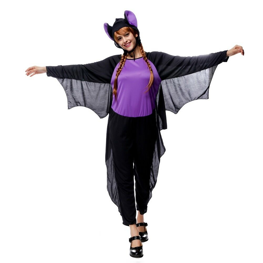 Batwing Sleeve Cosplay Costume Halloween Party DS