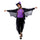 Batwing Sleeve Cosplay Costume Halloween Party DS