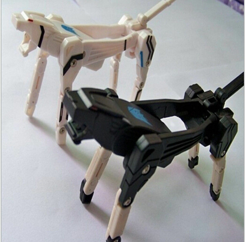 Transformer USB Flash Memory Drive Pen Stick U-Disk 4GB White Colour