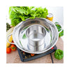 Thick stainless steel pot ears pot home fondue pots clear mother fondue cooker