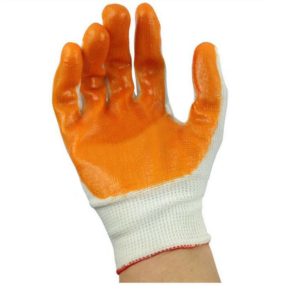 1 pair Work Universal Protection Nyron PVC Gloves 22cm