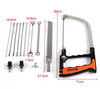 12 in 1 Multi Purpose DIY Bow Saw Hacksaw Tool for Cutting Wood Plastic Glass