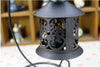 Retro Hollowed Out Iron Art Candle Holder