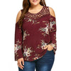 Floral Lace Crochet Off Shoulder Boutique Blouse Top