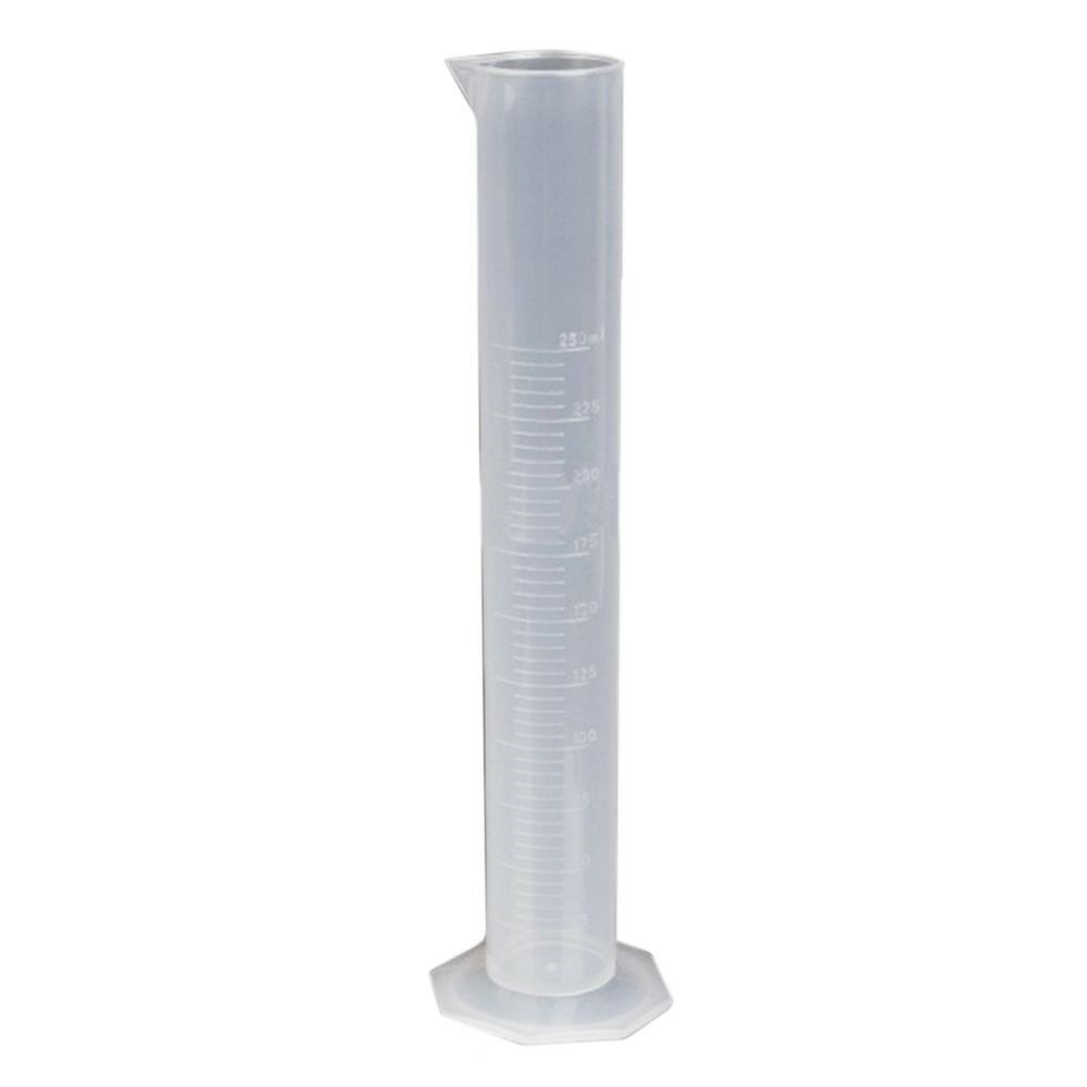 250mL Plastic Home Brew Wine Alcohol Measuring Graduated Cylinder