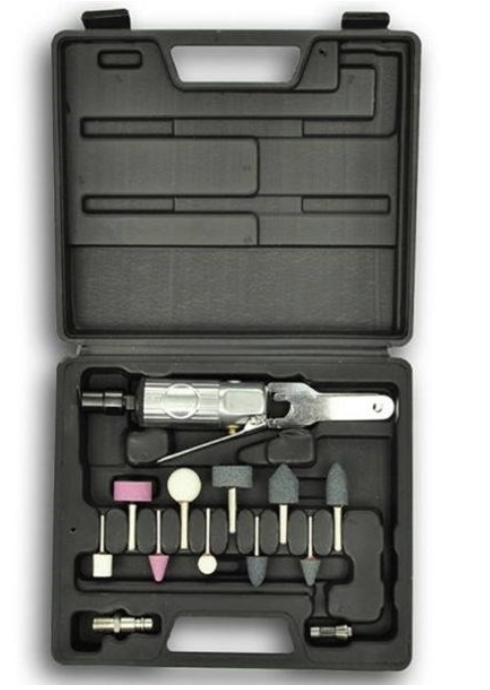 15 PC AIR DIE GRINDER KIT 1/4