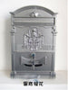 European Villa Mailbox Outdoor Antirust Vintage Mailbox