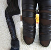 Nuevo Mujer Sexy Piel Sintética Elástico Vendaje Leggings Pantalones Pitillos