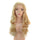 Extra Long Blonde Gold Wavy Hair Cap Wig 70cm Central division style