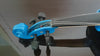 Student Akustische Violine Size 3/4 Ahorn Fichte mit Etui Schleife Harz Türkis