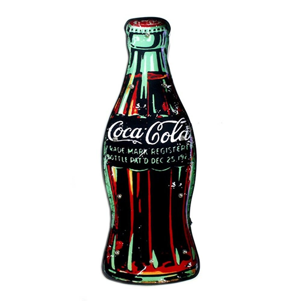 America Village Bar Decoration Wall Hanging   coke bottle