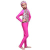 Musilim Swimwear Swimsuit Burqini hw20f Child  rose red