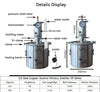 12/20L 304 Stainless Steel Water Spirits Alcohol Moonshine Distiller Wine Whisky