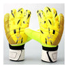 Child Teenager Goalkeeper Gloves Roll Finger   yellow   S