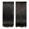 60cm 23.62"  Five clips high temperature wire synthetic Straight hair extension