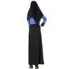 Muslimisch Motley Locker Langes Kleid Langärmlig