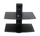 Wall Mount Double Layer 4 DVD, Wall Bracket Shelf