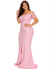 Romantic Crochet Lace Floral Off Shoulder Thigh Split Maxi Long Party Prom dress