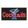 Cocktail Neon Lights LED Animated Customers Attractive Sign 220V