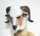 Goat Head Mask Rubber Latex Animal Costume Full head Mask Halloween Costume Fanc