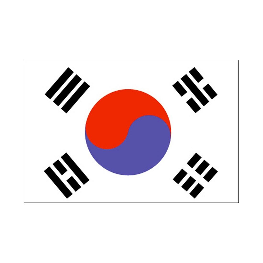 160 240 cm Flagge Verschiedene Länder in The World Polyester Fahne Flagge Korea