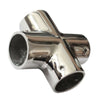 Stainless Steel Marine Yacht Cross Joint 22mm