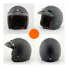 Motorcycle Motor Bike Scooter Safety Helmet Model 207 dull black