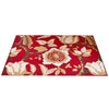 Dacron Anti-dérapant Sol Porte Pied Moquette Tapis Déchu Arbor's Feuille Rouge