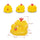 Little Yellow Duck Inflatable Bath Stool Sofa Chair