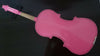 Student Akustische Violine Grösse 1/4 Ahorn Fichte mit Etui Schleife Harz Rosa