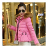 Sount Korean Style Short Down Coat Panda Design Coat   pink