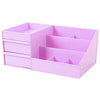 Drawer Type Organizer Comestics Sotrage Box Purple 3127