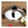 Stainless Steel Kitchen Funnel Large Capacity with Strainer