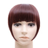 Blunt Bang with Temples Long Hair Card Type Wig