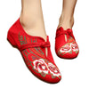Camellia Old Beijing Embroidered Cloth Shoes