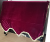 Standard Velvet Size Adjustable Downdrop  W Easy-pull Zippers Piano Dust Cover