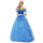 Blue Woman Refinement Costume Full Dress Halloween Cosplay   F