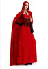 Women Sexy Little Red Riding Hood Adult Costume Fancy Dress Up Halloween Cosplay