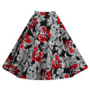 Hepburn Style Vintage Bubble Skirt A-line Pleated Skirt