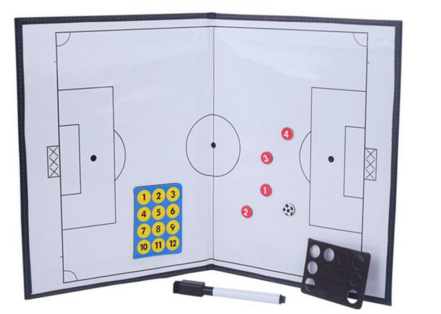 Foldable markers tactics coaching board Soccer/Football Sport strategy board