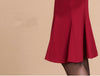 Sexy Slim Stretch Body con High Waist Mermaid Flared Fishtail Pencil Skirt