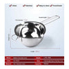 304 stainless steel chocolate melting pot impermeable Heat the butter Melt Bowl