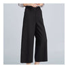 Ninth Loose Pants Blending All-match Casual Ninth Trousers black S