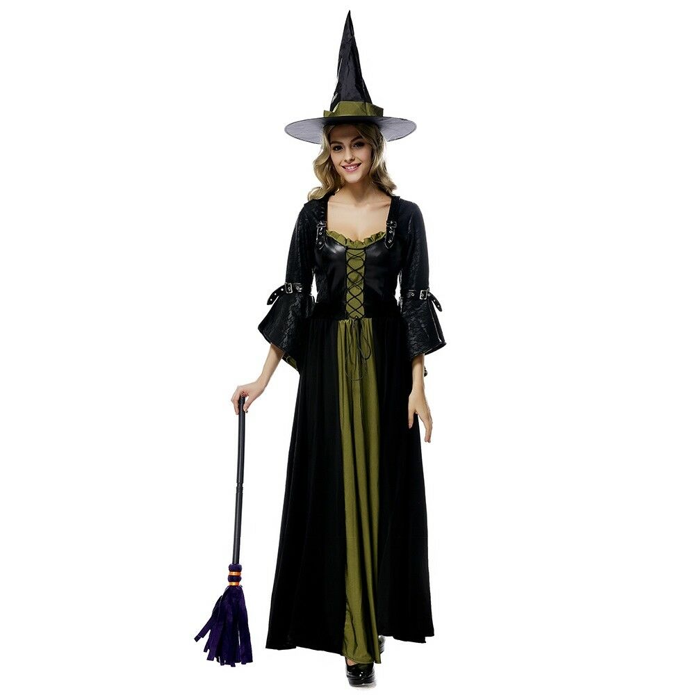 Halloween Witch Cosplay Costume Dress