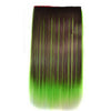 60cm Extension de Cheveux Pièce Dégradé Morceau Long Droit 55 Couleurs