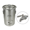 304 Stainless Steel Fermentation Barrel  Brew Wine Beer Fermenters 20L w faucet