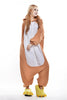 Unisex Adult Pajamas Cosplay Costume Animal one piece sleepwear Suit Brown Bear