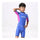 M31 M32 Child One-piece Diving Suit 2.5mm Surfing Wetsuit   light blue   2