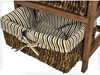 Country-Style  Cottage 3 Layers Bedside Table Vintage with 2 baskets 2 Drawers