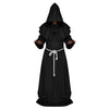 Halloween Cosplay Middle Ages Monk Wizard Christian black S